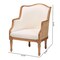 Bali & Pari Elizette Traditional French Beige Fabric and Honey Oak Finished Wood Accent Chair 238-13383-ZORO - alternate 10